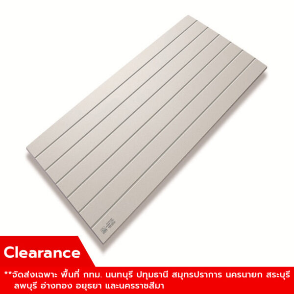 ผนังสมาร์ทบอร์ด เอสซีจี รุ่นตกแต่ง เซาะร่อง 6 นิ้ว 60x300x0.6 ซม. เรียบ สีซีเมนต์