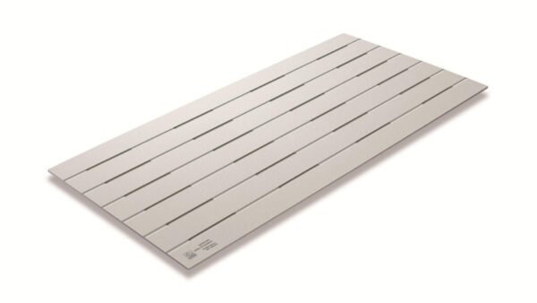 ฝ้าสมาร์ทบอร์ด เอสซีจี รุ่นเซาะร่อง 3 นิ้วระบายอากาศ ขนาด 60x120x0.4 ซม. สีซีเมนต์